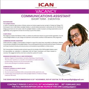 Communications Assistant Needed!